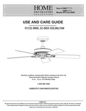 Home Decorators Collection FC132-BNRL Use And Care Manual