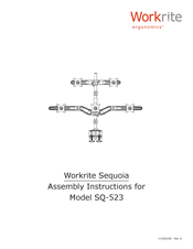 Workrite Ergonomics Sequoia SQ-523 Assembly Instructions Manual