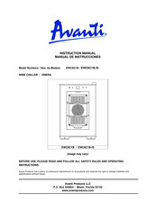 Avanti EWC6C1B-IS Instruction Manual