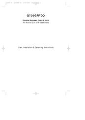 STOVES Q720GRF DO User, Installation & Servicing Instructions