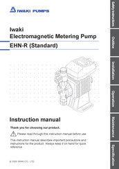 IWAKI PUMPS EHN-R Instruction Manual