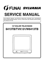 FUNAI SYLVANA W6413TB Service Manual