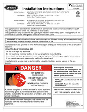 Kingsman Fireplaces Marquis MCVP42NE Installation Instructions Manual