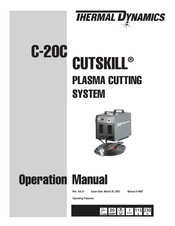 Thermal Dynamics CUTSKILL C-20C Operation Manual