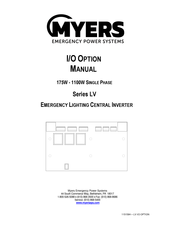 MYERS LV Series Manual