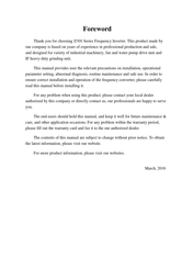 Powtran JI500-037F3 Manual