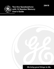 GE 29418 User Manual
