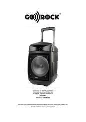 Go-Rock GR-TR163 Instruction Manual