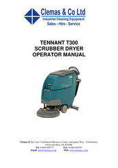 Clemas & Co Tennant GL20 Operator's Manual