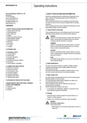 ebm-papst W3G300-WK13-30 Operating Instructions Manual