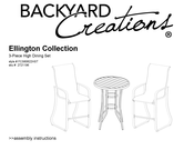 Backyard Creations Ellington FCS60622HST Assembly Instructions Manual
