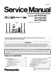 Panasonic SA-PT875GC Service Manual