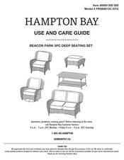 HAMPTON BAY FRS80812C-STG Use And Care Manual