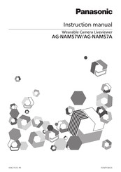 Panasonic AG-NAMS7A Instruction Manual