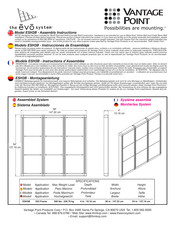 Vantage Point Products The Evo System ESH3B Assembly Instructions Manual
