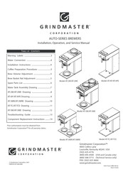 Grindmaster AT-AP Installation, Operation And Service Manual