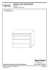 Next 865122 Assembly Instructions Manual