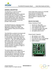 Mcube EV3479A Quick Start Manual And Demo