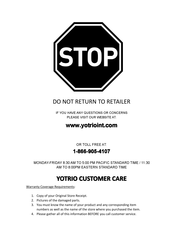 YOTRIO FSA60586BST Assembly Instructions Manual