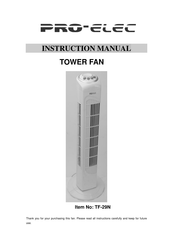 Pro-Elec TF-29N Instruction Manual