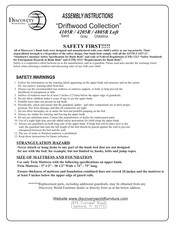 Discovery Telecom Driftwood 4205R Assembly Instructions Manual