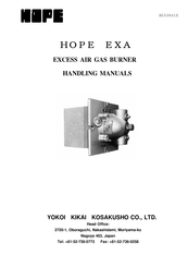 YOKOI KIKAI KOSAKUSHO Hope Exa Handling Manual