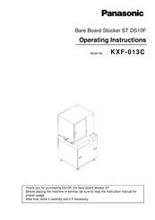 Panasonic KXF-013C Operating Instructions Manual