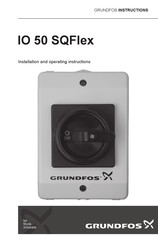 Grundfos IO 50 SQFlex Installation And Operating Instructions Manual