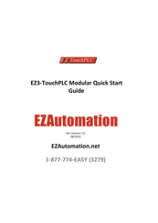 EZAutomation EZ3-TouchPLC Quick Start Manual