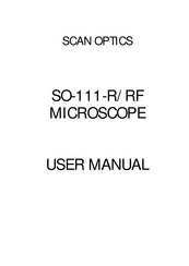 Scan Optics SO-111-R User Manual