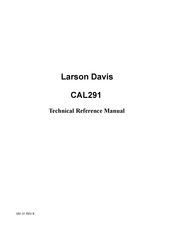 Larson Davis CAL291 Technical Reference Manual