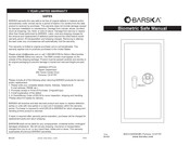 Barska Biometric Safe Manual