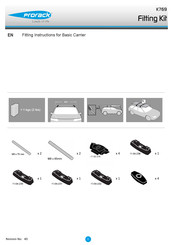 Prorack K769 Fitting Instructions Manual