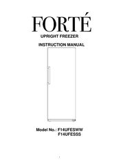Forte F14UFESWW Instruction Manual