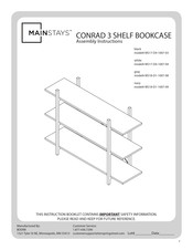 Mainstays CONRAD MS18-D1-1007-08 Assembly Instructions Manual