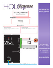 Holovision 420-VIO2 Manual