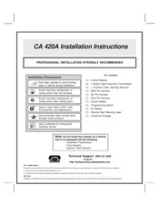 Code Alarm 420A Installation Instructions Manual