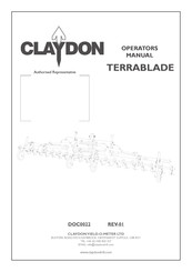 Claydon TB4 Operator's Manual