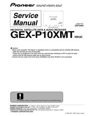 Pioneer GEX-P10XMTUC Service Manual
