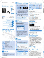Philips GoGear SA4427 Quick Start Manual
