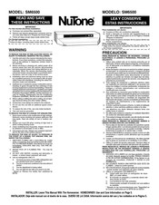 Nutone SM6500 Instruction Manual