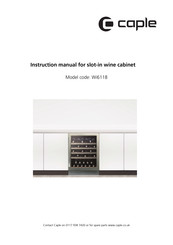 Caple Wi6118 Instruction Manual