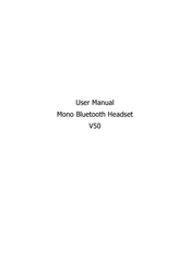 Mono V50 User Manual