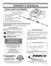 Fimco 5302947 Owner's Manual