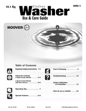 Hoover HAV-1 Use & Care Manual