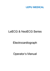 Lepu Medical LeECG Series Operator's Manual