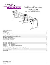 Grace BLOCK ROCKiT LAUNCH PAD Assembly Instructions Manual