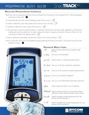 Rycom SnapTrack Programming Quick Manual