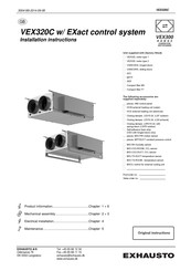 Exhausto VEX320C-2 Installation Instructions Manual