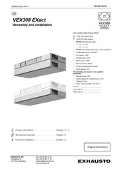 Exhausto VEX308 EXact Assembly And Installation Manual